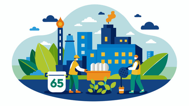 A facility that hosts community cleanup events and participates in local environmental initiatives.