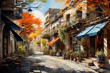 Fototapeta premium street country