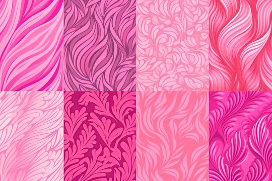 Pink Vibrant Noise Patterns: Contemporary Pink Patterns for UI/UX