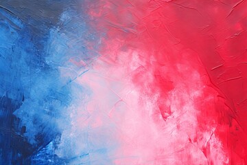 Red Blue Gradient Abstracts: Modern Art Gallery Invitation