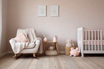 Pastel Harmony: Subtle Grain Textures for Soothing Nursery Room Wallpapers