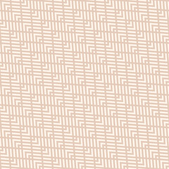 Vector geometric line seamless pattern. Subtle beige chevron texture. Zigzag stripes, grid, lattice, lines. Abstract delicate diagonal zig zag background. Simple geometry. Repeating geo design