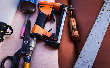 upholsterer's trade set of tools