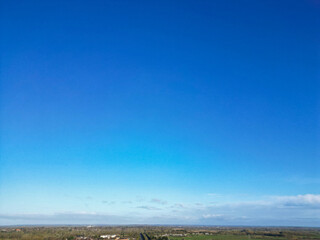 Beautiful Sky and Clouds over Oxford City of England UK