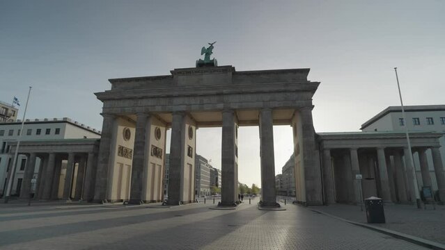 Berlin, Germany - The Brandenburg Gate is an 18th-century neoclassical monument