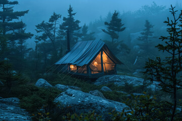Camping in the Forest, Generative AI