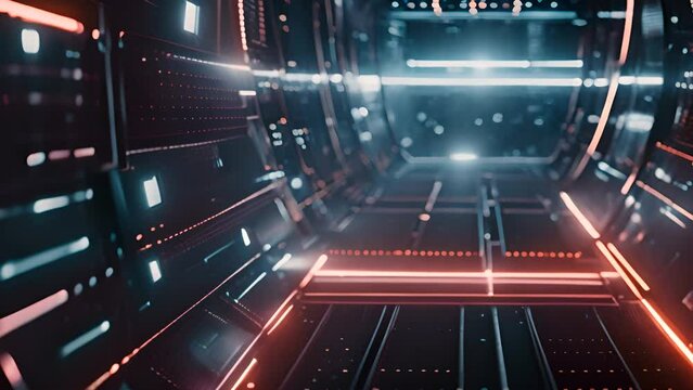 Advanced Sci-Fi Spacecraft Docking in Orbit Generative AI