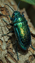 Starry Beetle: Jewel-Like Insect Adorning the Woodland
