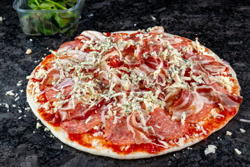 Pizza Perfection in the Makin - Fresh Ingredients Await