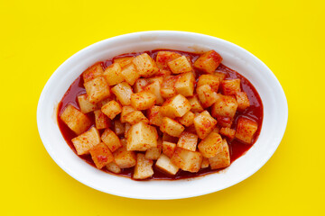 Daikon Kimchi. Tasty and spicy
