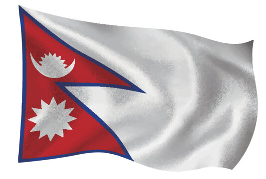 ネパール　国　旗　世界　アイコン