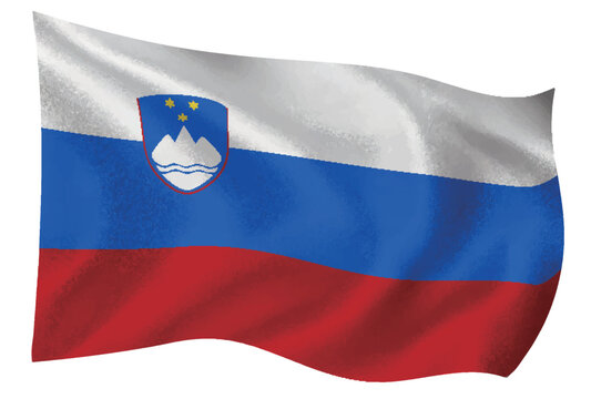 スロベニア　国　旗　世界　アイコン