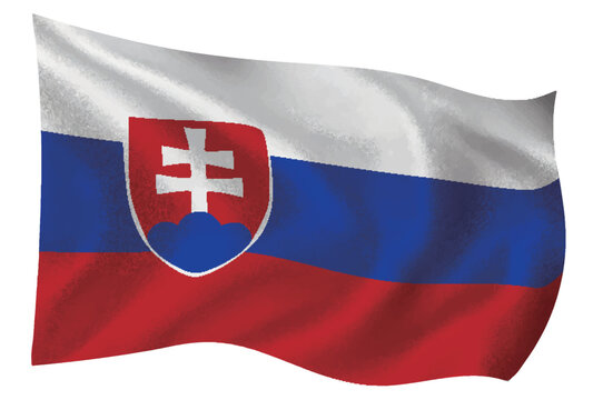 スロバキア　国　旗　世界　アイコン