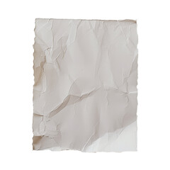 Obraz premium A solitary sheet of paper stands alone against a transparent background