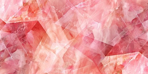 Fototapeta premium Geometric Rose Quartz Elegance