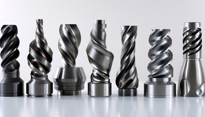 Sleek cnc milling and drilling tools in sintered carbide  engineering excellence on display