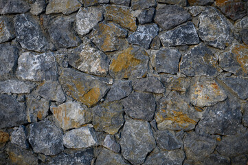 Wall of stones as a texture for background