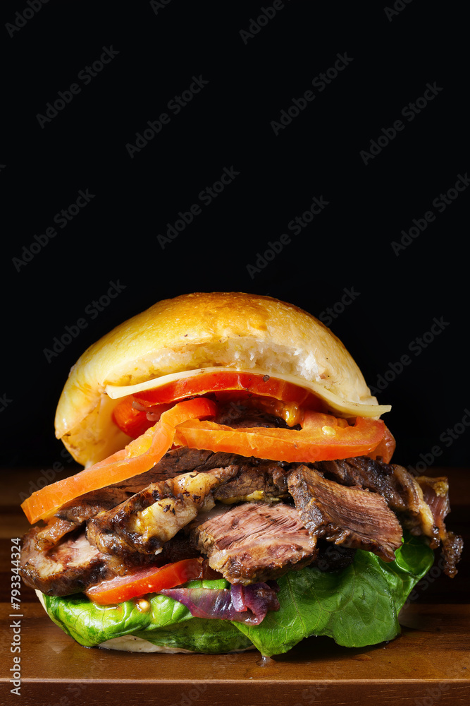 Poster roast beef sandwich