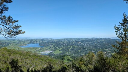 Northern California reservoirs, as seen from a hike