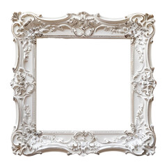 A photo frame with a transparent background is set against a transparent background