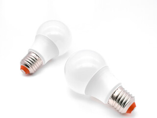 LED light bulbs on a white background. light bulb isolated on white