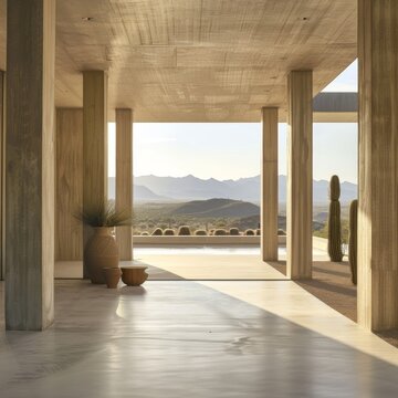 Breezeway Desert Style: Sparse and Chic Ultra HD 8K Presentation