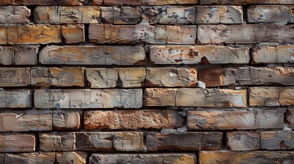 Naklejka premium interesting textures, such as brick or wood walls generative ai
