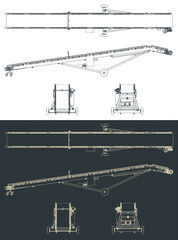 Mobile belt conveyor blueprints - 793369161