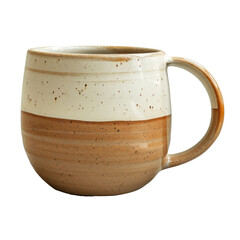 An isolated mug for your favorite tea or coffee set against a transparent background