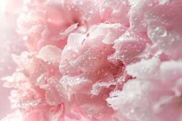 Tender Beauty: A Soft and Delicate Pink Flower, Captured in Close-Up Splendor.