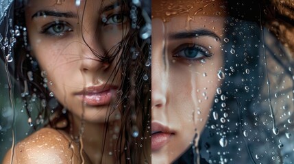 portraits in the rain generative ai