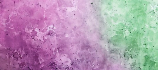 Fototapeta premium Gentle Harmony: Subtle Blend of Green and Purple Soft Gradient Creates Serene Atmosphere, Inviting Calmness and Tranquility in Nature's Palette