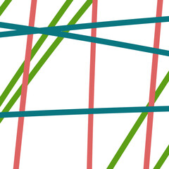 Green orange lines grid backdrop 