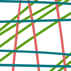 Green orange lines grid backdrop 