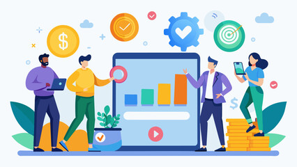 A companywide initiative where employees are encouraged to track their spending and saving habits using a custommade financial wellness app.