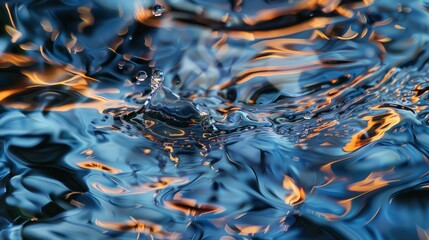 Reflections in water surfaces generative ai