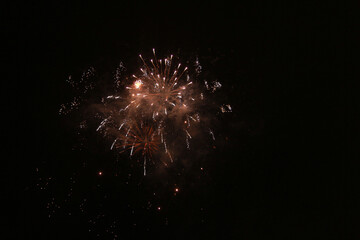 fireworks in the sky