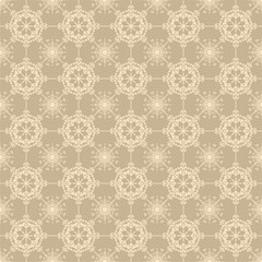 Seamless vector lace pattern decorative print for wallpaper, textile, paper, gifts beautiful background 