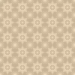 Fototapete Seamless vector lace pattern decorative print for wallpaper, textile, paper, gifts beautiful background  © Elena K