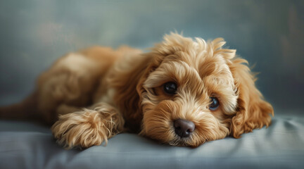 A Baby Labradoodle 