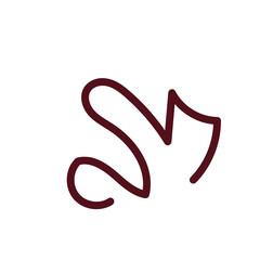 Obraz premium Squiggly lines abstract decor 