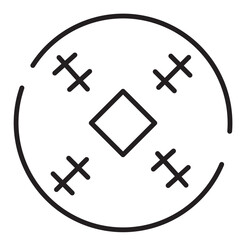 Obraz premium Asian Celebration Chinese Line Icon