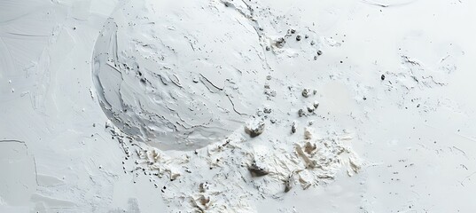 Fototapeta premium Clean Slate: White Textured Backdrop Setting the Stage. Ultrawide Banner for Captivating Visual Experiences