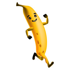 banana corriendo