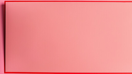 pink background with red line border