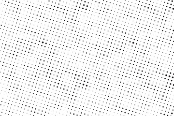 Retro-Inspired Halftone Vector Banner with Abstract Grunge Texture - obrazy, fototapety, plakaty