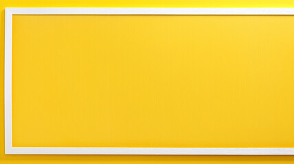 yellow background with white borders - obrazy, fototapety, plakaty