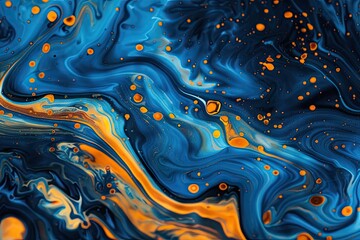 an abstract design of a colorful liquid fluid art acrylic background design