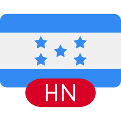 Honduras Icon - obrazy, fototapety, plakaty