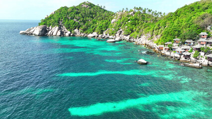 Tropical paradise Koh Tao boasts crystal-clear waters, vibrant coral reefs, and stunning sunsets,...